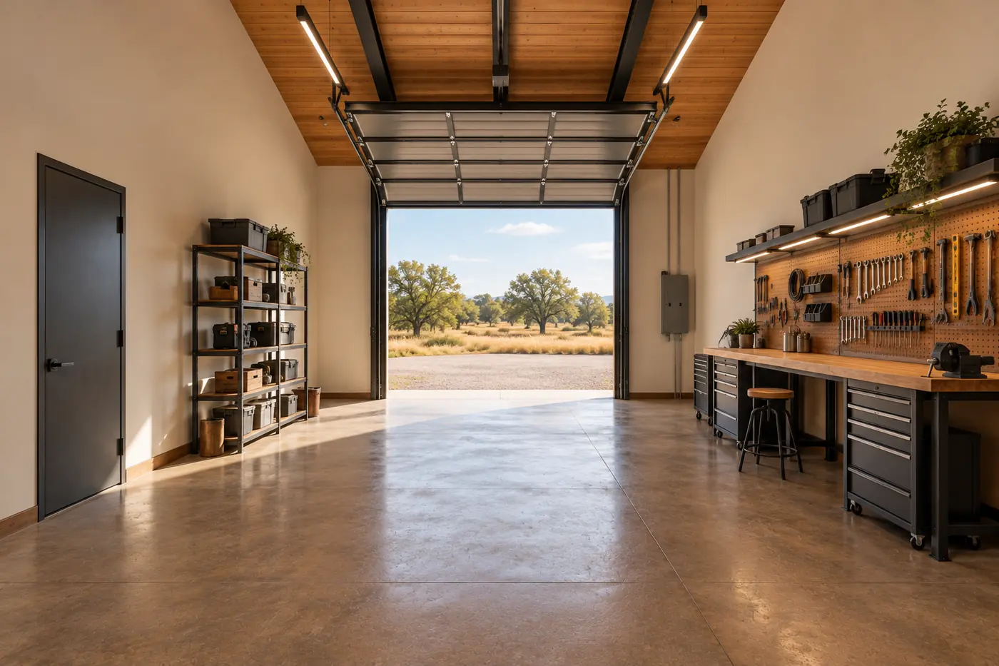 The Prairie Works: shop or mudroom, concept rendering