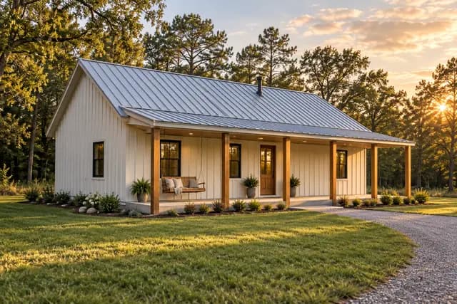 The Ozark Gable: hero exterior, concept rendering